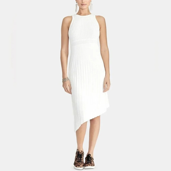 RACHEL by RACHEL ROY Lynn Mixed Stitch Sleeveless Bodycon Sweater‎ Dress - Picture 1 of 8